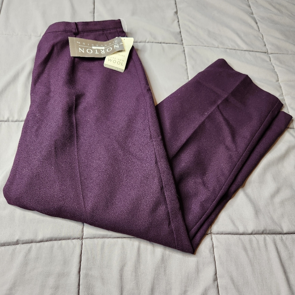 Woolmark Norton McNaughton Pant, Plum